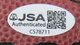 John Elway Brett Favre Signed Wilson Football JSA CS78711