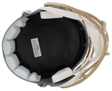 Rams Eric Dickerson "HOF 99" Signed Slate Full Size Speed Rep Helmet BAS Witness