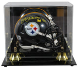 Steelers Jack Lambert "HOF 90" Signed Speed Mini Helmet W/ Case BAS
