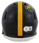 Steelers Jack Lambert "HOF 90" Authentic Signed Speed Mini Helmet BAS