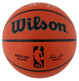 Larry Bird & Julius "Dr.J" Erving Signed Wilson Basketball BAS Witness #W089726