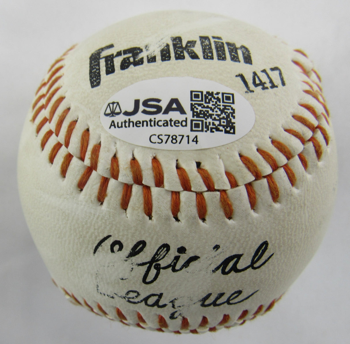 Bowie Kuhn Monte Irvin Cal Hubbard Multi Signed Rawlings Baseball JSA CS78714