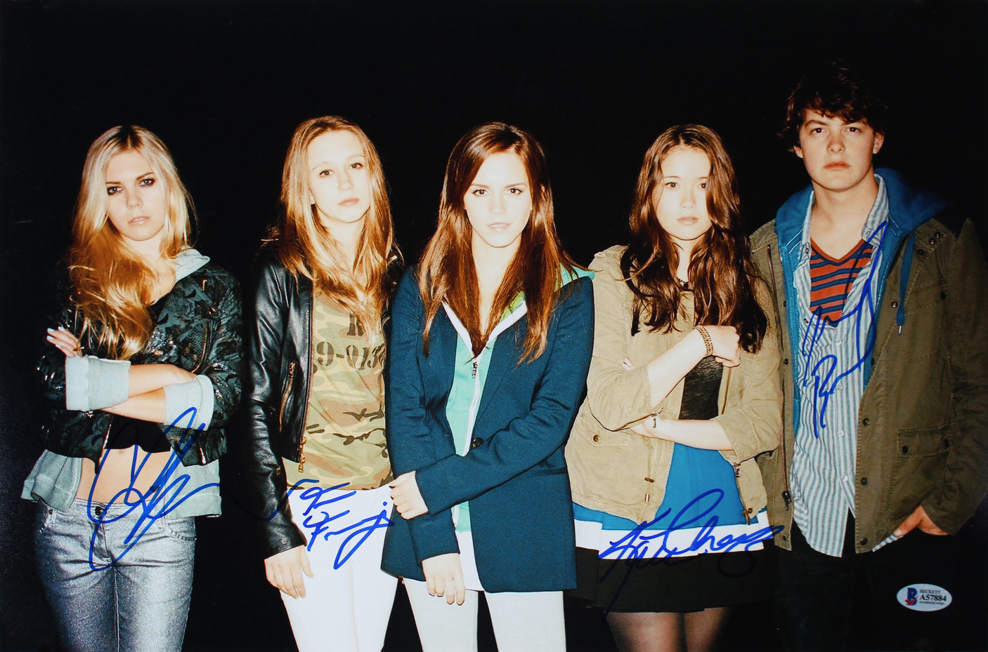 Bling Ring (4) Broussard, Julien, Chang & Farmiga Signed 12x18 Photo BAS #A57884