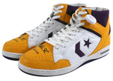Lakers Magic Johnson "HOF 02" Authentic Signed Converse Weapon Shoes BAS Witness
