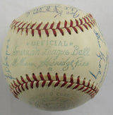 Mickey Mantle Phil Rizzuto Johnny Mize +25 1953 World Series Champions Yankees Team Signed Auto Rawlings Baseball JSA LOA ZZ82760