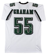 Brandon Graham Authentic Signed White Pro Style Jersey JSA Witness