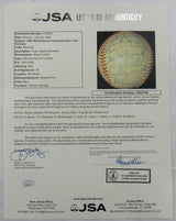Mickey Mantle Phil Rizzuto Johnny Mize +25 1953 World Series Champions Yankees Team Signed Auto Rawlings Baseball JSA LOA ZZ82760