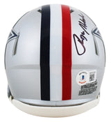 Cowboys Roger Staubach Authentic Signed 1976 TB Speed Mini Helmet BAS Witnessed