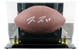 Steelers Pat Freiermuth Signed Wilson Super Grip Football W/ Case BAS Witnessed