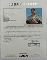 Mickey Mantle Signed Auto 8x10 Photo JSA LOA ZZ77777