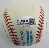Nolan Ryan Signed Auto Rawlings Baseball JSA CJ55928