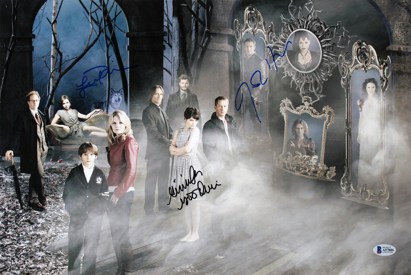 Once Upon a Time (3) Goodwin, Parrilla & Dallas Signed 12x18 Photo BAS #A57886