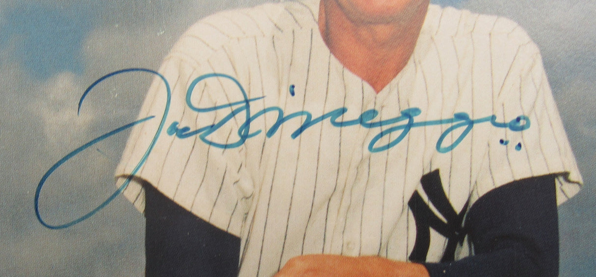Joe DiMaggio Signed Auto 8x10 Photo JSA LOA ZZ77761