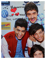 One Direction Harry Styles & Niall Horan Signed 16x20.5 Tiger Beat Poster BAS