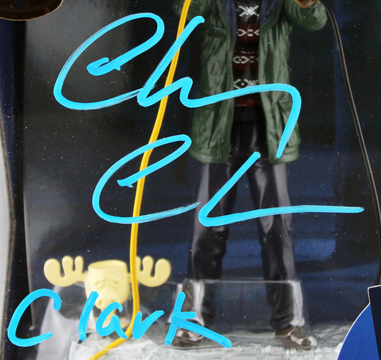 Chevy Chase Christmas Vacation "Clark" Signed Clark Griswold Figure BAS Witness