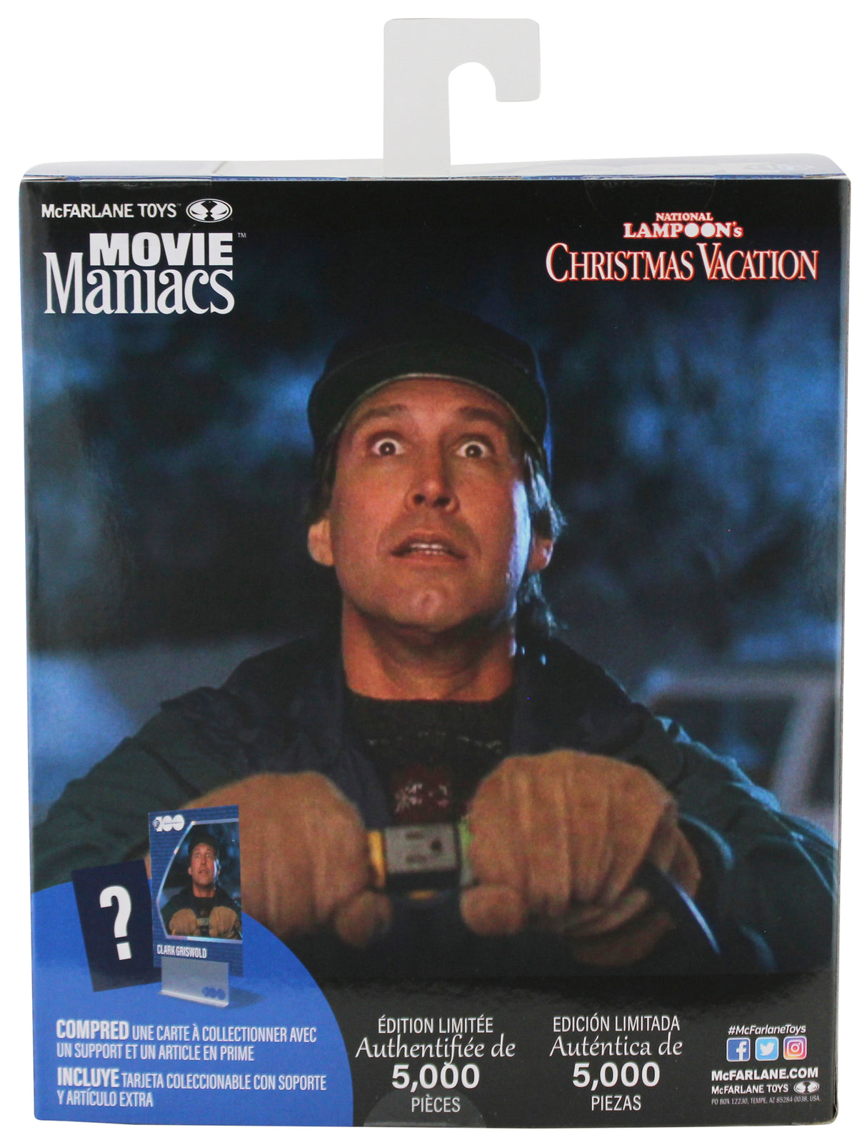Chevy Chase Christmas Vacation "Clark" Signed Clark Griswold Figure BAS Witness