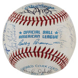 White Sox (25) Sax, Ventura, Cora, Thigpen Signed Oal Baseball BAS #AD64013