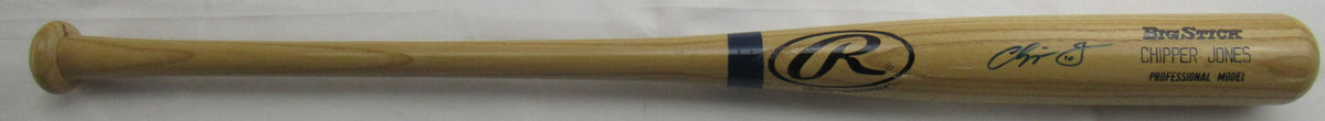 Chipper Jones Signed Rawlings Baseball Bat JSA CS78669