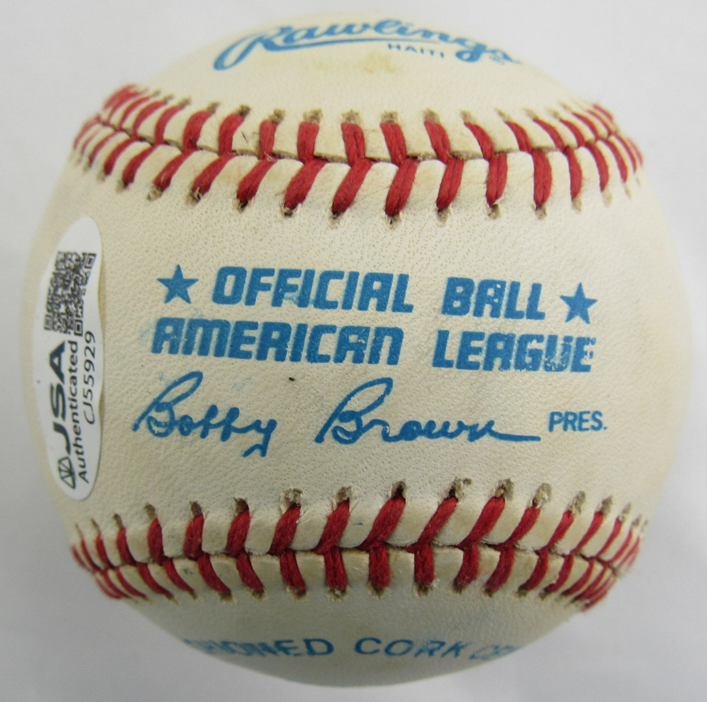 Nolan Ryan Signed Auto Rawlings Baseball JSA CJ55929