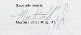 Martin Luther King Jr. Signed 8.5x11 1966 Letter On SCLC Letterhead BAS #AA03721