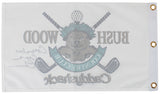 Chevy Chase Caddyshack Signed Bushwood Country Club Flag BAS Witnessed #1W311286