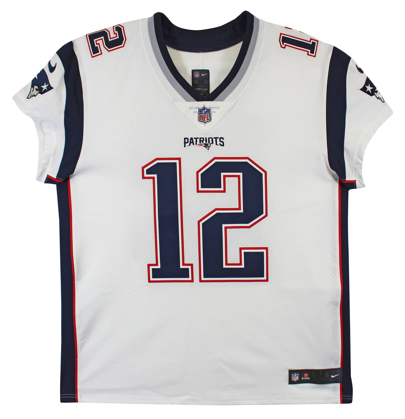 (5) Brady, Gilmore, Edelman +2 Signed White Nike Elite Jersey LE #23/53 Fanatics