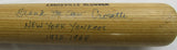 Frank Crosetti Signed Rawlings Baseball Bat JSA CS78673