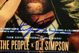 The People V. O.J. Simpson (3) Travolta Signed 12x18 Mini Movie Poster BAS