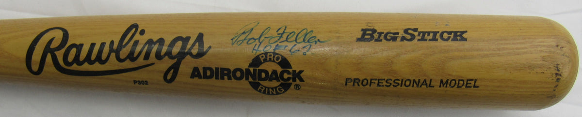Bob Feller Signed Rawlings Baseball Bat JSA CS78676