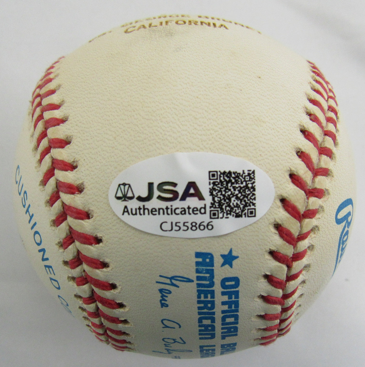 Reggie Jackson Signed Auto Rawlings Home Run Baseball JSA CJ55866