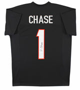 Ja'Marr Chase Authentic Signed Black Pro Style Jersey Autographed JSA