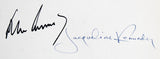 John F. Kennedy & Jaqueline Onassis Signed 1963 Unsent Christmas Card BAS LOA