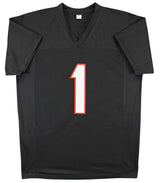 Ja'Marr Chase Authentic Signed Black Pro Style Jersey Autographed JSA