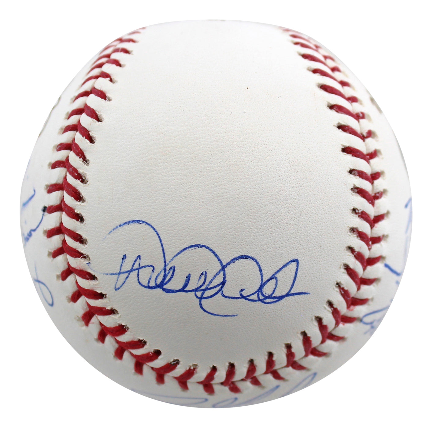 2009 Yankees (9) Jeter Rivera Posada Signed 2009 WS Logo Oml Baseball Steiner 2