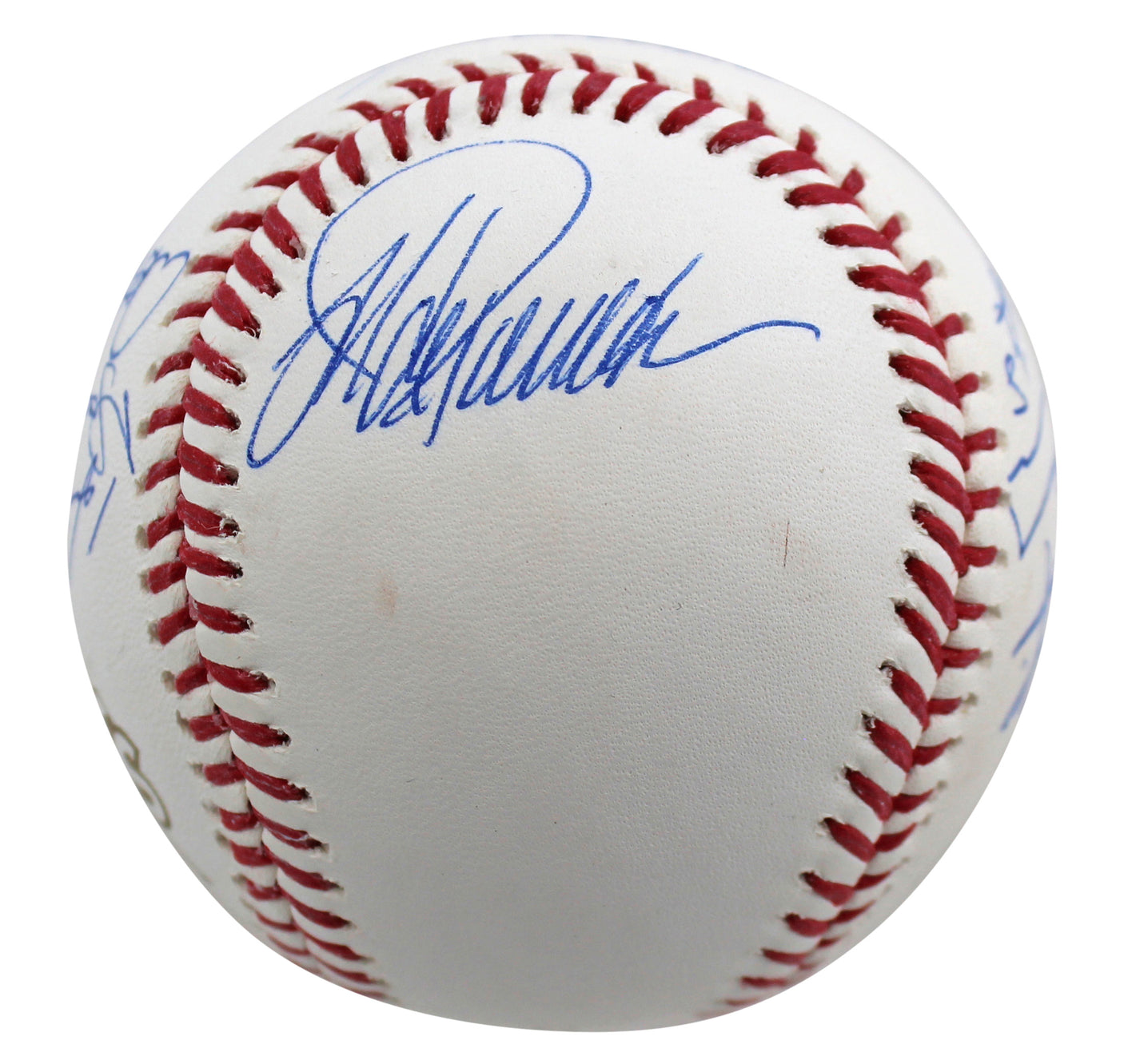 2009 Yankees (9) Jeter Rivera Posada Signed 2009 WS Logo Oml Baseball Steiner 2