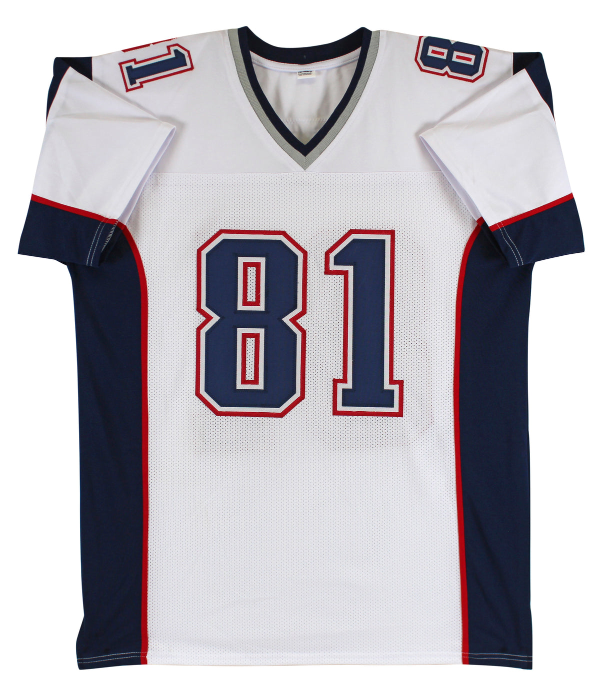 Randy Moss Authentic Signed White Pro Style Jersey Autographed BAS Witnessed