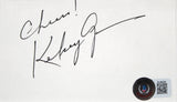 Kelsey Grammer Frasier "Cheers!" Signed & Framed 3x5 Index Card BAS #BL98229