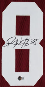Oklahoma Roy Williams Authentic Signed Maroon Pro Style Jersey BAS Witnessed