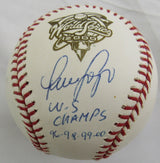 Luis Sojo Signed Auto Rawlings Baseball w/ Insc JSA CM07279