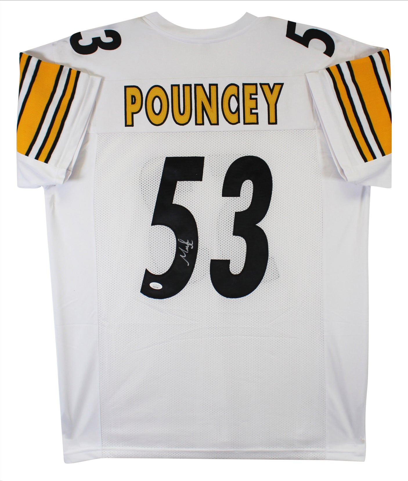 Maurkice Pouncey Authentic Signed White Pro Style Jersey Autographed JSA