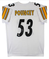 Maurkice Pouncey Authentic Signed White Pro Style Jersey Autographed JSA