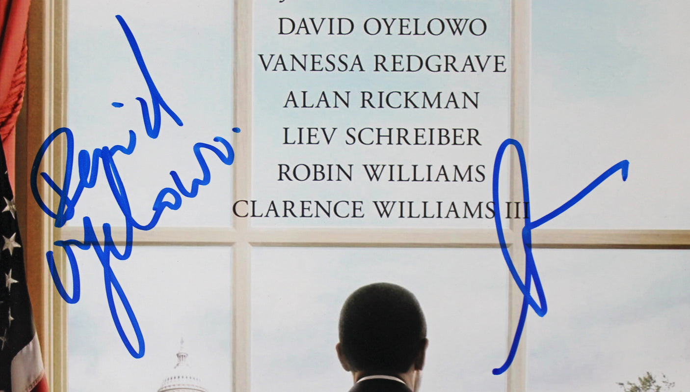 David Oyelowo & Lee Daniels The Butler Authentic Signed 12x18 Photo BAS #X71005