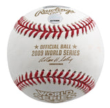 2009 Yankees (9) Jeter Rivera Posada Signed 2009 WS Logo Oml Baseball Steiner 1