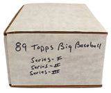 1989 Topps Big (Series I, II, III) Major League Baseball Complete Card Set