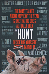 The Hunt (5) Gilpin, Lindelof, Blum, Crim & Howerton Signed 12x18 Photo BAS