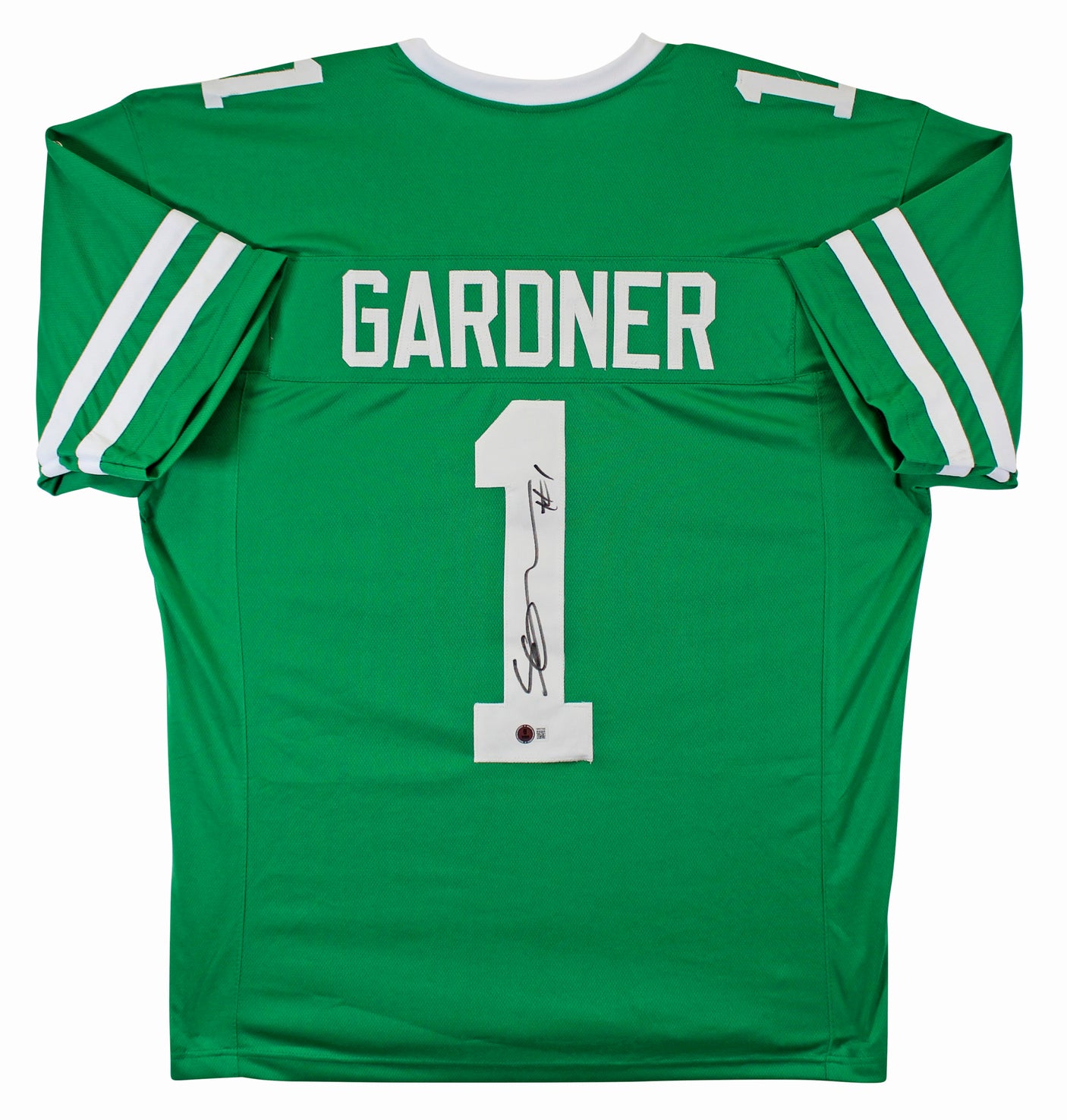 Ahmad "Sauce" Gardner Authentic Signed Green Pro Style Jersey BAS Witnessed