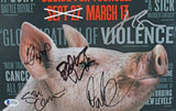 The Hunt (5) Gilpin, Lindelof, Blum, Crim & Howerton Signed 12x18 Photo BAS