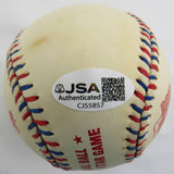 Albert Belle Signed Auto Rawlings Baseball JSA CJ55857