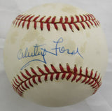 Whitey Ford Signed Auto Rawlings Baseball JSA CM07272