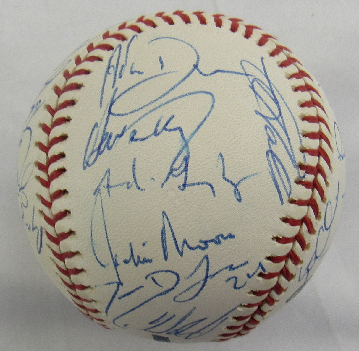 2001 Futures Game Team Chase Utley Adam Dunn USA Signed Rawlings Baseball JSA LOA X67750